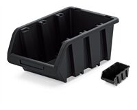 Stapelbox NP8 Sichtlagerkasten (schwarz)