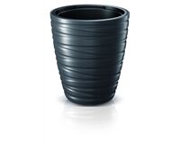 PROSPERPLAST Blumentopf MAZE Ø 29,6 x 32,9 cm (anthrazit)