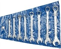 Gabelring-/Maulschlüssel-Set, 6 - 19 mm, 8-tlg.