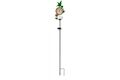  LED Solar Gartenstab, Thermometer, Kolibri