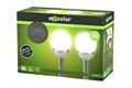  2er Set LED-Solar Wegeleuchte Material: Stahl + Cr