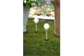  2er Set LED-Solar Wegeleuchte Material: Stahl + Cr
