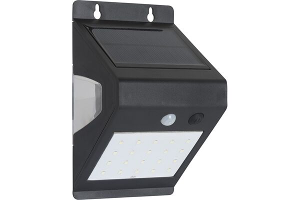  LED-Solarleuchte, schwarz