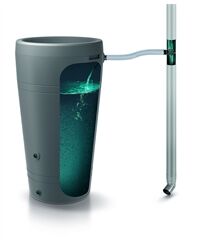 PROSPERPLAST Regenwassertank Anschlussset Ican Set (grau)
