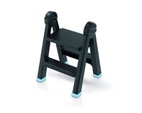 PROSPERPLAST Klapptritt, 2 Stufen (schwarz/blau)