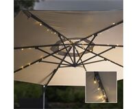 Solar-Lichterkette für Sonnenschirme