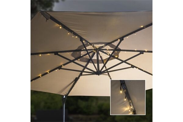  Solar-Lichterkette für Sonnenschirme