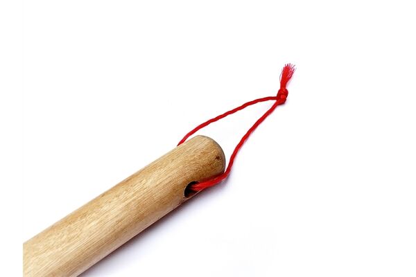  Kinderstrohbesen mit Holzstiel