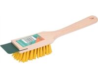 Rasenmäherbürste mit Schaber