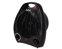 Heizlüfter mit Ventilatorfunktion (schwarz)