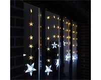 Lichtervorhang mit 138 LEDs WW und KW