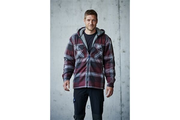  Thermojacke Galway, kariert, Gr. XL