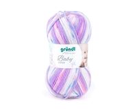 Strickwolle Baby color (flieder-mauve-rosa-weiß)