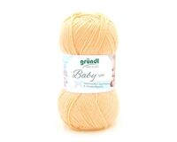 Strickwolle Baby uni (pastellgelb)