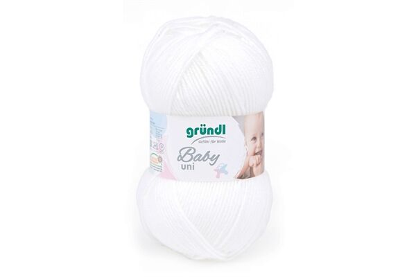 Strickwolle Baby uni