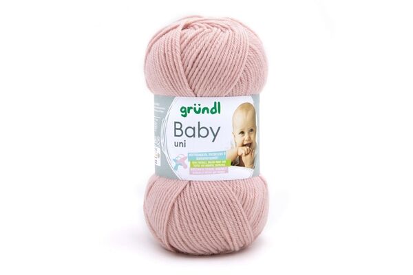  Strickwolle Baby uni