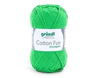 Handstrickgarn Cotton Fun (froschgrün)