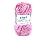 Strickgarn Cotton Quick Print (rosa-fuchsia multicolor)