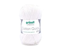 Strickgarn Cotton Quick uni (creme)