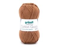 Strickgarn Cotton Quick uni (caramell)