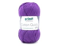 Strickgarn Cotton Quick uni (violett)