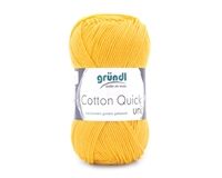 Strickgarn Cotton Quick uni (maisgelb)