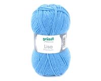 Strickgarn Lisa Premium uni (mittelblau)