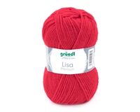 Strickgarn Lisa Premium uni (signalrot)