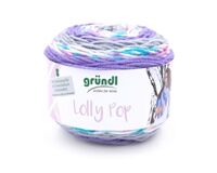 Strickgarn Lolly Pop (violett-mauve-zinn-weiß color)