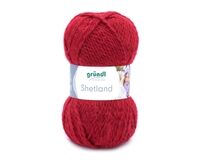 Wolle Shetland (rot)
