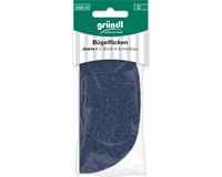 Bügelflicken Jeans, 2 Stück, mb (marine blau)