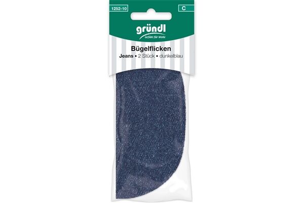  Bügelflicken Jeans, 2 Stück, mb