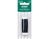 Elastic-Nähfaden, 20 m, sw (schwarz)