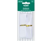 Klettband selbstklebend, 60 cm x 20 mm, ws (weiß)