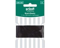 Breit-Elastic Gummiband, 28 mm x 1 m, sw (schwarz)