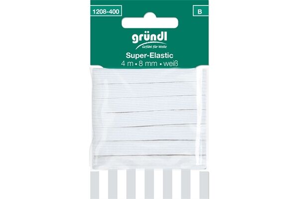  Super-Elastic Gummiband, 8 mm x 4 m, ws