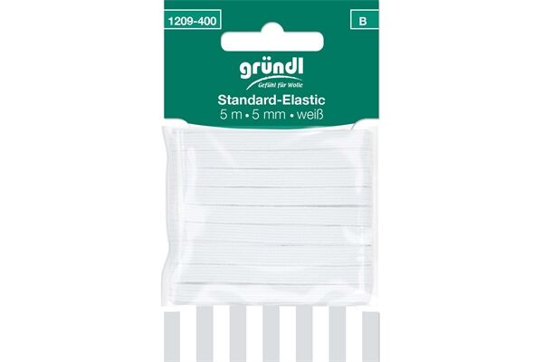  Standard-Elastic Gummiband, 5 mm x 5 m, ws