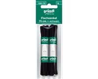 Flachsenkel, 2 Paar, 75 cm, sw (schwarz)