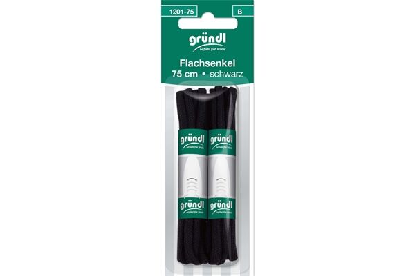  Flachsenkel, 2 Paar, 75 cm, sw