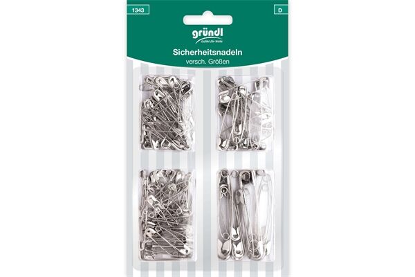  Sicherheitsnadeln sortiert