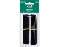 Klettband selbstklebend, 60 cm x 20 mm, sw (schwarz)