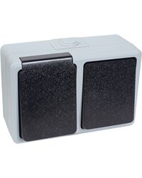Base Steckdose/Wechselschalter IP44 AP