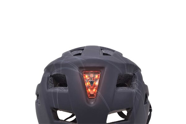 Filmer Fahrradhelm mit Rücklicht Größe M