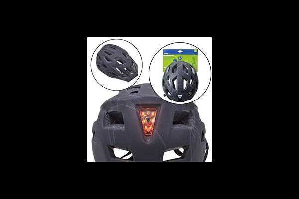 Filmer Fahrradhelm mit Rücklicht Größe L