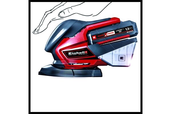 Einhell Akku-Multischleifer, TC-MFS 18 Li - Solo
