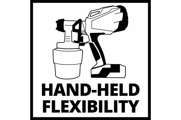 Einhell Akku-Farbsprühsystem TC-SY 18/60 Li-Solo