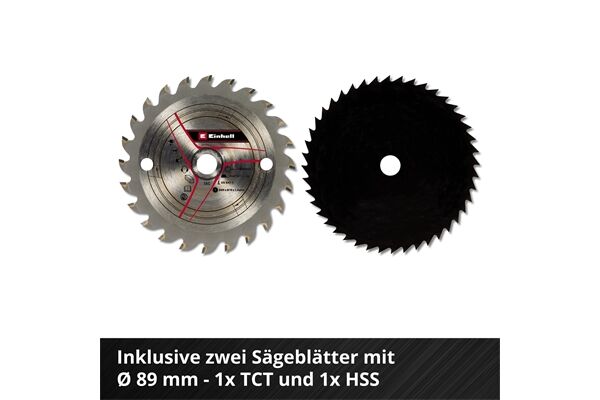 Einhell Akku-Mini-Handkreissäge TE-CS 18/89 Li - Solo