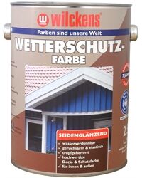 Wilckens Wetterschutzfarbe seidenglänzend, 2,5 L (anthrazitgrau) RAL 7016