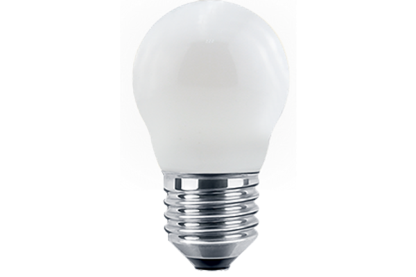 LED Filament G45 E27 4,5 W 470 lm WW opal