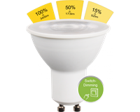 LED GU10 4,7W 345 lm WW 36° Switch DIM